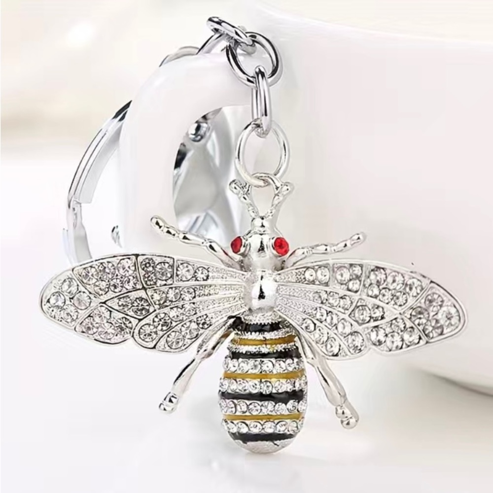 Bee Bag Charm and Key Chain